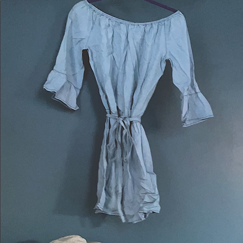 Sanctuary off the shoulder chambray dress - NWT!